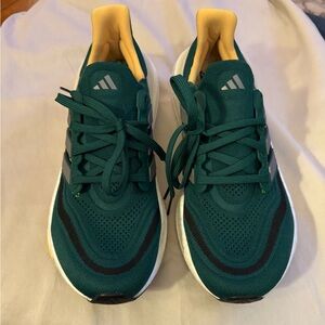Adidas Green Yellow Ultraboost Running Shoes 8.5